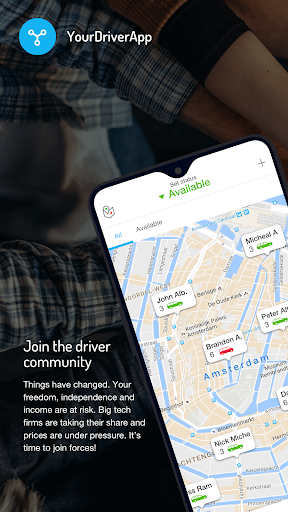 Android application YourDriverApp screenshort