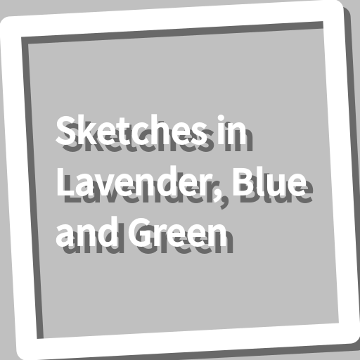 Book, Sketches in Lavender, Bl logo