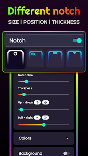 Edge lighting wallpaper live