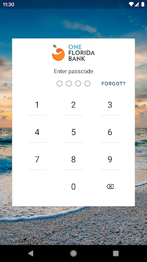 Android application One Florida Mobile Banking screenshort