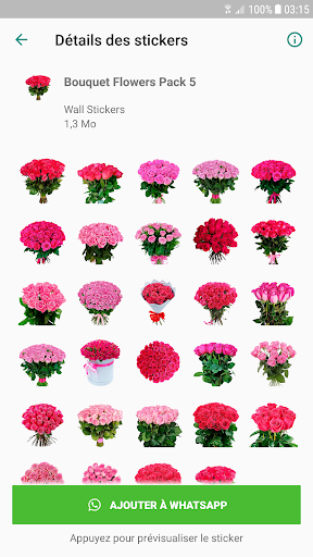 Flowers Stickers for WhatsApp Screen 2