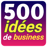 500 ideas and business model icon