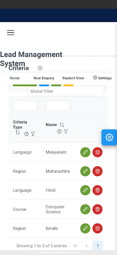 LMS App Screen 2