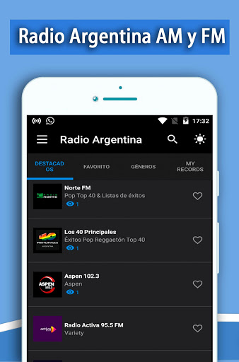 Android application Radio Argentina screenshort