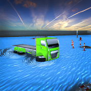 Truck Water Floating Drive  Icon