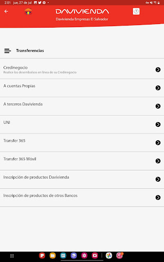 Pyme Davivienda Screen 2