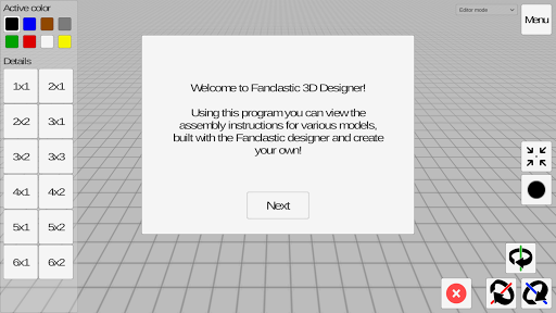 Android application Fanclastic 3D Designer screenshort
