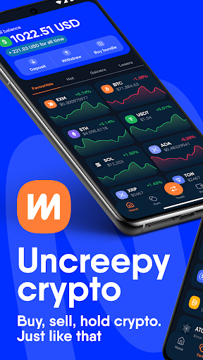 Android application EXMO.com: Trade & Hold Crypto screenshort