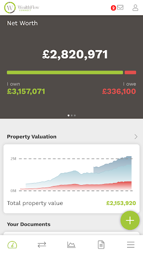 Android application WealthFlow Connect screenshort