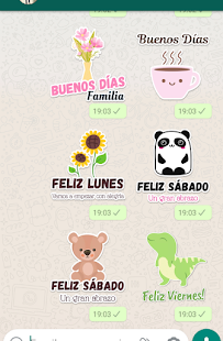 Stickers de Buenos Días Screenshot
