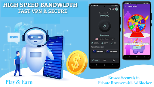 Android application Everest VPN: Fast & Secure VPN screenshort