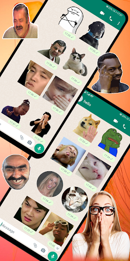 Android application Memes Stickers - WAStickerApps screenshort