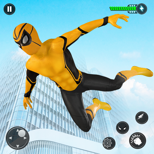 Flying Hero Crime City Battle logo