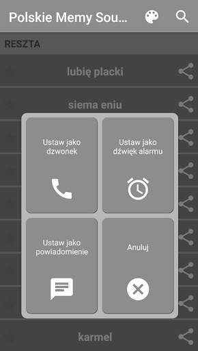 Android application Polskie Memy Soundboard screenshort