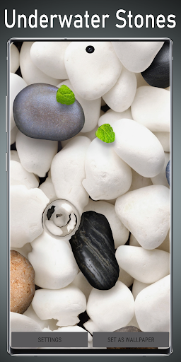 Android application Underwater Stones Wallpapers screenshort