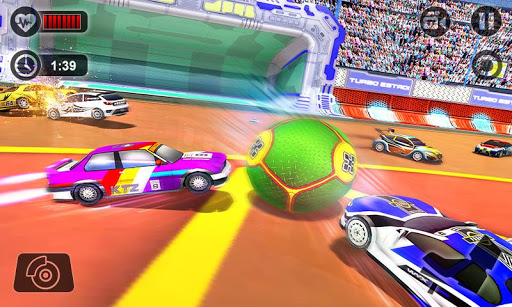 Android application Soccer Car Ball Game screenshort