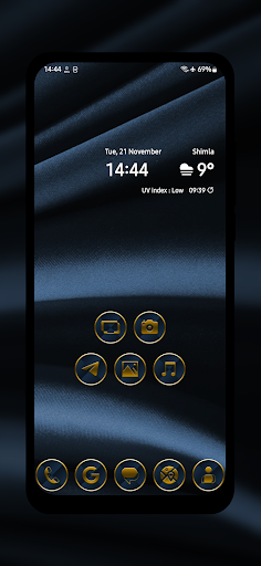 Android application Blue Velvet - Reflected Icons screenshort