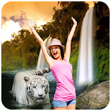 Animals Waterfall Snap Selfie icon