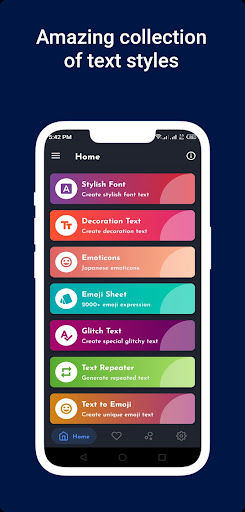 Android application Stylish Text and Emoji screenshort