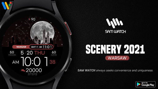 Android application SamWatch Scenery 2021 Poland screenshort