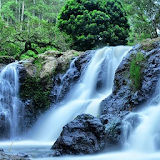 beautiful waterfall tour icon