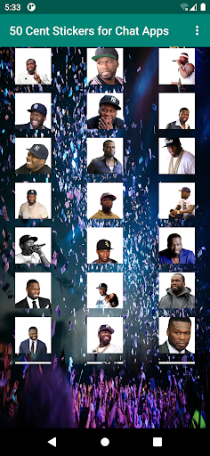 50 Cent Stickers for Chat Apps Screen 2