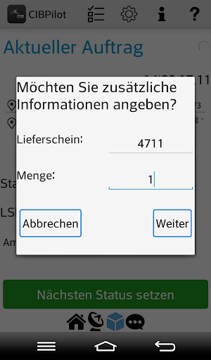 CIBPilot Screen 3