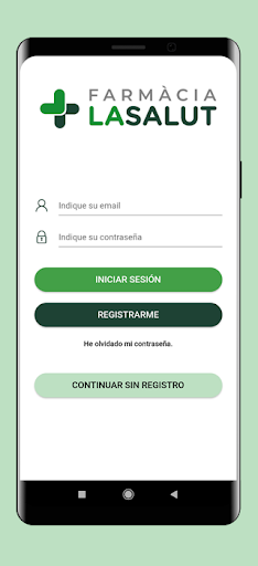 Android application Farmacia La Salut screenshort