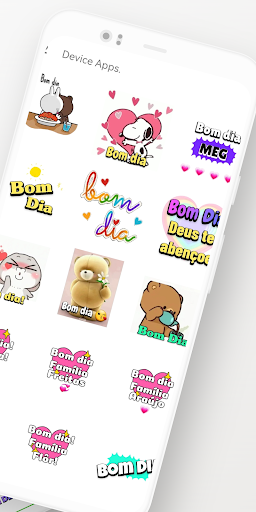 Figurinhas animadas de bom dia Screen 2
