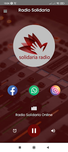 Android application Radio Solidaria PY screenshort