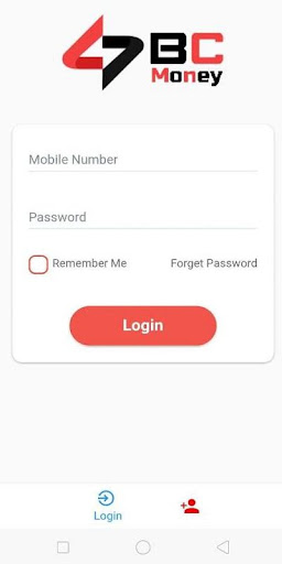 Android application SBC SMART MONEY - Money Transf screenshort