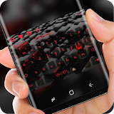 Black 3D Curve Keyboard icon