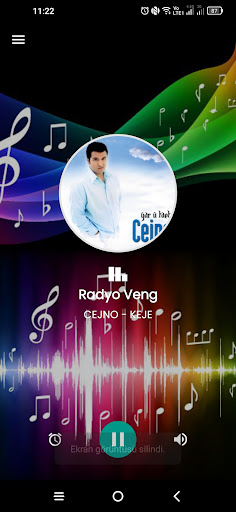 Android application Veng Radyo screenshort