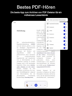 Speechify: KI-Vorlese-App Screenshot