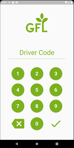 Android application GFL Fleet Mapper screenshort