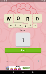 WordMemory - Very hard memory game