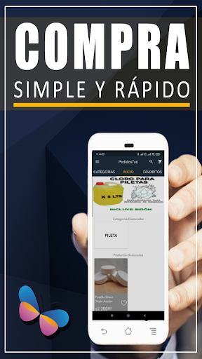 Android application PedidosTuti screenshort