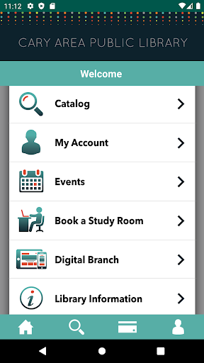 Android application Cary Area Public Library screenshort