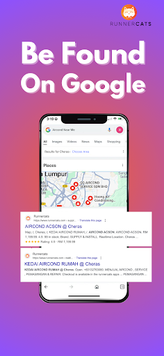 Runnercats Local Ecommerce Screen 2