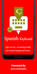 Spanish English Keyboard  : Infra Keyboard 1