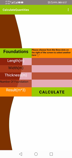 حساب الكميات الانشائية