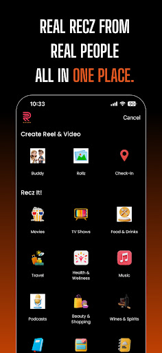 Recz-Social Recommendation App Screenshot 4 - AppWisp.com