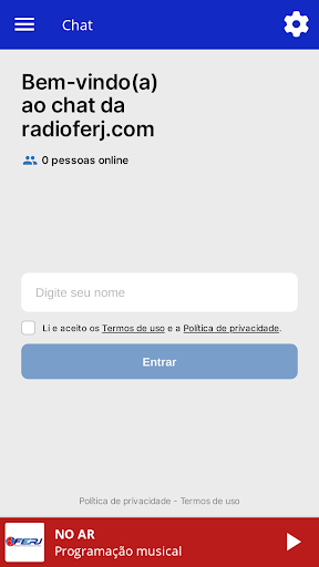 Rádio FERJ Screen 3
