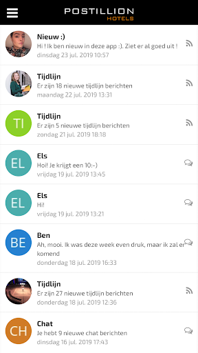 Postillion Medewerker App Screen 2