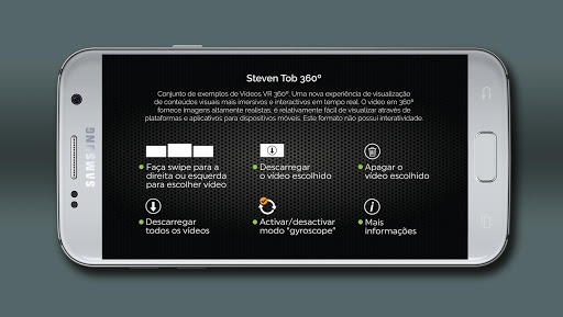 Android application 360 VR Video screenshort