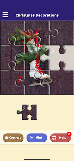 Android application Christmas Decorations Puzzle screenshort