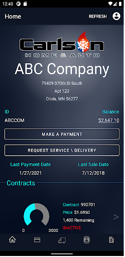 Android application Carlson Home and Auto screenshort