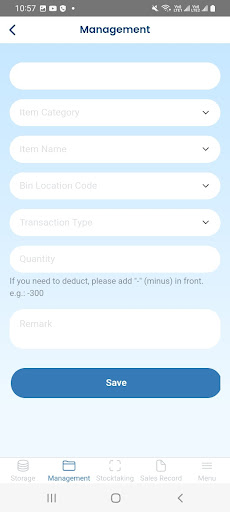 Net To Shop Warehouse Mgmt Screen 3