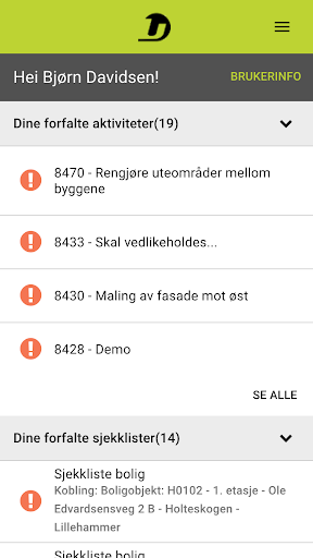 Android application Uni Eiendom 24 screenshort