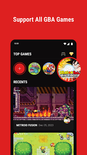Android application GBA Emulator - Classic Gaming screenshort